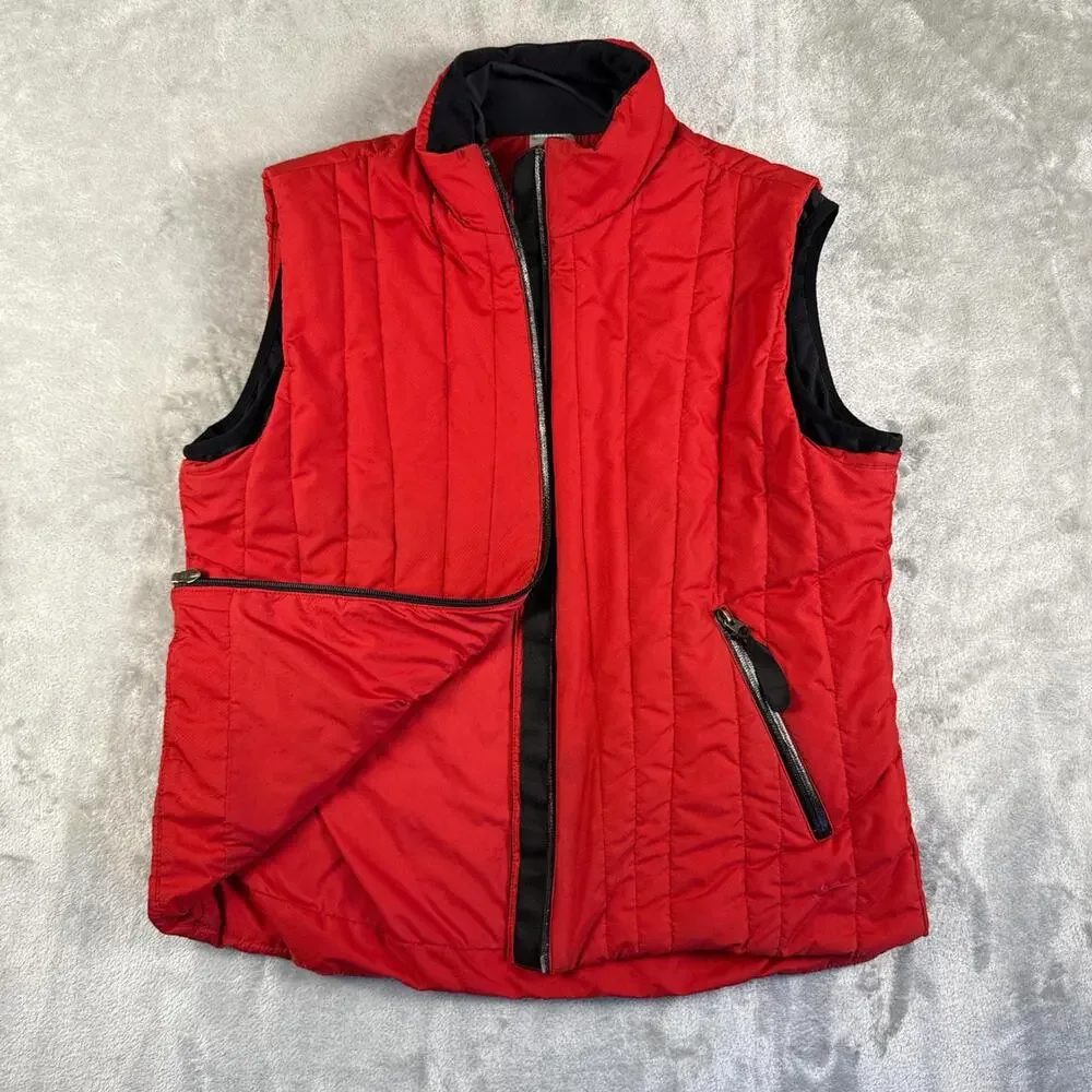 Vintage y2k Nike Red womens Lightweight Puffer Vest Size Medium